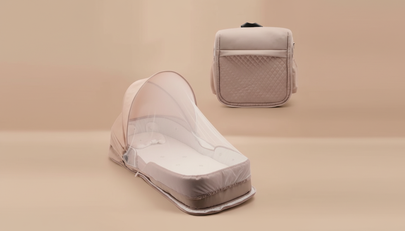 Sac à langer multifonction avec lit bébé intégré – Pliable et portable pour bébé