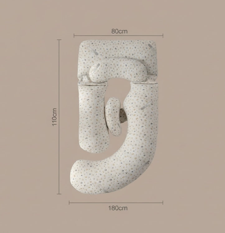 Grand Coussin de Maternité en U – Ultra Confort